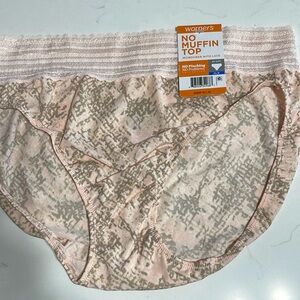 Warner NO MUFFIN TOP Hi-Cut XL/8 Pantie